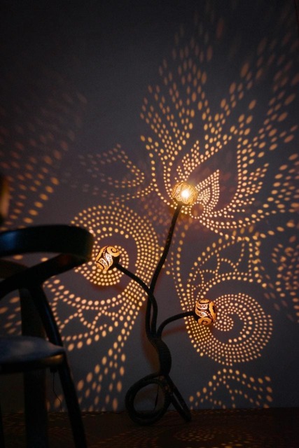3 Head Floor Lamp Turkish Moroccan Style Fairy Light - image 1