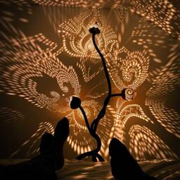 3 Head Floor Lamp Turkish Moroccan Style Fairy Light - thumbnail 3