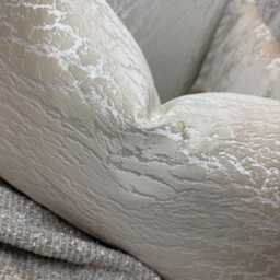 "Marble Champagne Cushion Cover, Luxury Throw Pillow Case 12"" X 20" - thumbnail 4