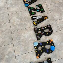 Hand Painted Outer Space Letters - Per Letter - thumbnail 3