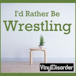 Id Rather Be Wrestling Sports - Vinyl Wall Decal Quotes Sticker S015Et - thumbnail 1
