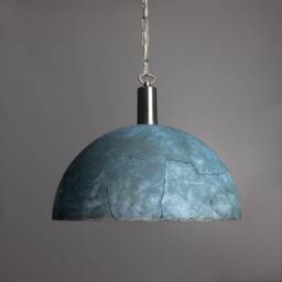Kauri Organic Ceramic Dome Pendant Light Blue Earth 14.5'' Ip20 - thumbnail 3