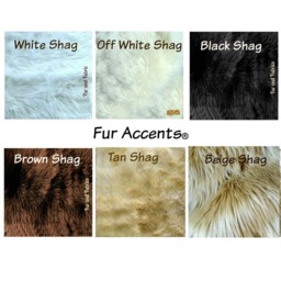 Round Faux Sheepskin Rug - Shaggy Plush Area Rug, Usa Made - thumbnail 4