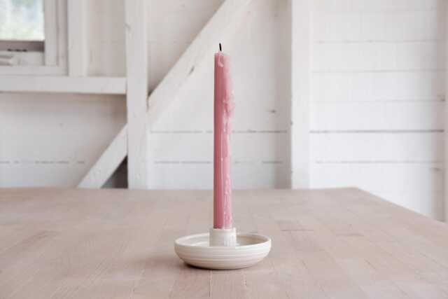 Dune Handmade Porcelain Candlestick Holder - image 1