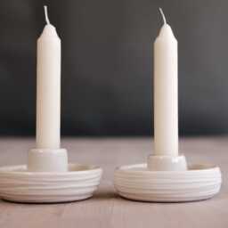 Dune Handmade Porcelain Candlestick Holder - thumbnail 4