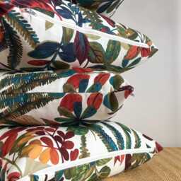 Autumn Leaves Cotton Cushion Handmade Spice Decor, Multiple Sizes - thumbnail 2