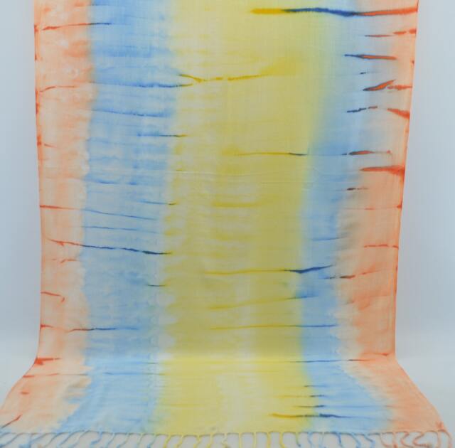Colorful Towel, Surfer Beach Towel, Dye Towel, Turkish Peshtemal, 38''x65 - image 1