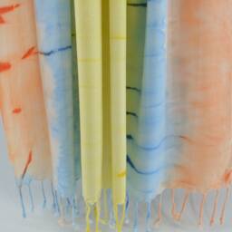 Colorful Towel, Surfer Beach Towel, Dye Towel, Turkish Peshtemal, 38''x65 - thumbnail 3