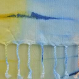 Colorful Towel, Surfer Beach Towel, Dye Towel, Turkish Peshtemal, 38''x65 - thumbnail 2