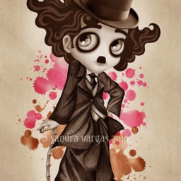 The Little Tramp 8x10 Art Print, Wall Art, Golden Age Of Cinema, Hollywood, Silent Films - thumbnail 2