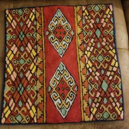 "Exclusive Hand Made Soft Throw Cushion Cover 16""x16" - thumbnail 2