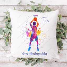 Basketball Cushion, For Him, Gift, Basketballer, Gift Him, Teenager, Player, Fan - thumbnail 3