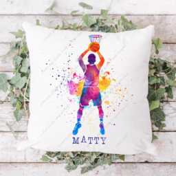 Basketball Cushion, For Him, Gift, Basketballer, Gift Him, Teenager, Player, Fan - thumbnail 2