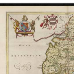 Ancient Cumbria Map - Cvmbria, Vulgo Cumberland- Old Antique Of -1665 -Old Wall Print- Poster Art-English Maps-Blaeu - thumbnail 3
