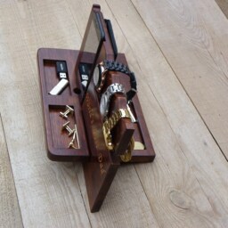 Desk Organizer Docking Charging Station Phone Stand Gifts For Dad, Mens Gift Birthday Gift Men - thumbnail 3