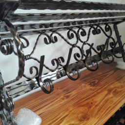 Hallway Set Shoe Bench Coat Rack Hooks Shelf Hanger Storage Organiser Entryway Organizer Hanging Rail Wall Warbrode Home Unit - thumbnail 3