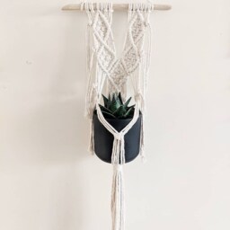 Macrame Plant Hanger /Plant Hanger/ Wall Hanging - Willow - thumbnail 3