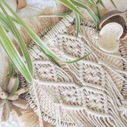 Macrame Plant Hanger /Plant Hanger/ Wall Hanging - Willow - thumbnail 2