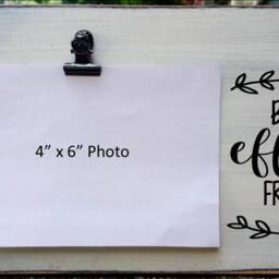 Best Effin Friend Wood Picture Frame, Sarcastic Personalized Funny Photo Holder, Clip Board, Birthday Gift, Gift Idea - thumbnail 2