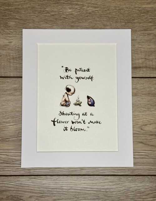 New - Charlie Mackesy Mounted Print The Boy, Mole, Fox, Horse & The Storm Book Page Art