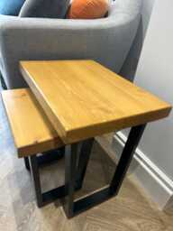 Handmade Reclaimed Wood Table Top - Custom Solid Wood, Rustic Finish - thumbnail 1