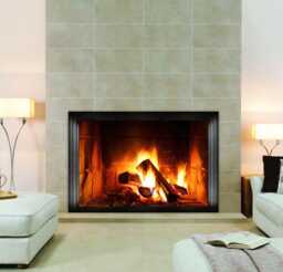Fireplace Wall Decal Peel & Stick Mural - Realistic Fire 10 - thumbnail 1