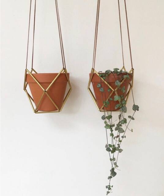 Brass Plant Hanger - image 1