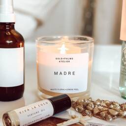 Madre Mom - Gardenia White Floral Scented Candle Mothers Day Mom Gift For Christmas Gift Candle Mom Spanish Madre - thumbnail 3