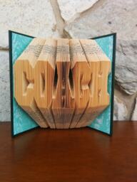 Coach - Folded Book Art Fully Customizable, Football, Cheer, Soccer, Basketball, Baseball - thumbnail 1