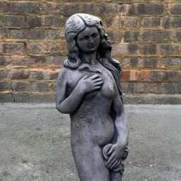 Concrete Venus Statue Birth Of Sculpture Garden Woman Decoration Outdoor Cement Art Handmade Classical Figurine Rustic Yard Ornament - thumbnail 2