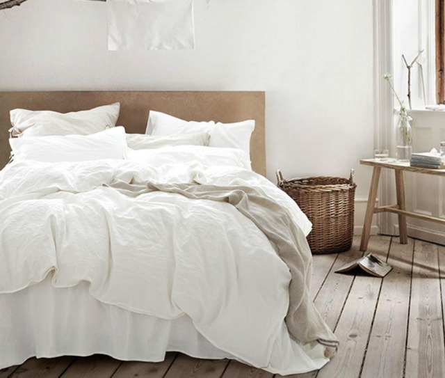 White Duvet Cover, Comforter, Linen Cover Queen, King Duvet, Perfection - image 1