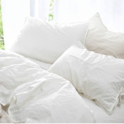 White Duvet Cover, Comforter, Linen Cover Queen, King Duvet, Perfection - thumbnail 2