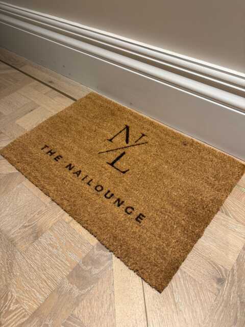 Company Logo Doormat - Coir Doormat Custom Welcome Door Mat Business Logo Any Logo - image 1