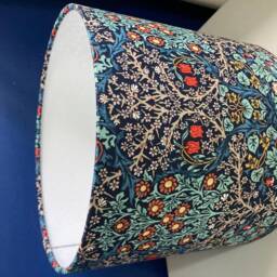 William Morris Granada Lampshade, Nature Inspired Round Tulip Shade, Bespoke Sizes - thumbnail 4