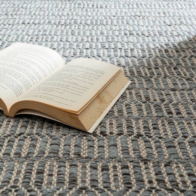 Handmade Cotton Rug , Marie Global Cream Area Rug, White Grey Carpet For Living Room, Bedroom Or Kitchen , Grey Cotton Rug - Therugbasket - image 1