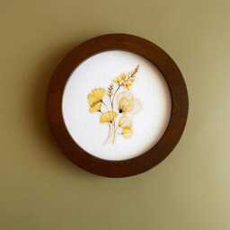 Brown Round Frame, Wall Circular Frame, Round Picture Frame, Circle Frame, Natural Picture Frames For Wall, Size 2 - 16 Inches - thumbnail 4
