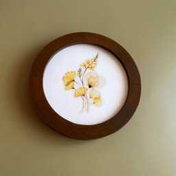 Brown Round Frame, Wall Circular Frame, Round Picture Frame, Circle Frame, Natural Picture Frames For Wall, Size 2 - 16 Inches - thumbnail 3
