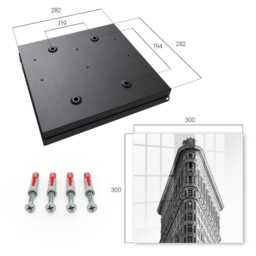 High Architecture Wall Mounted Key Cabinet, Gray Industrial Box, Photographic - thumbnail 4