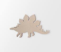 stegosaurus Silhouette Wall Art , Unfinished & Available in Many Sizes Wide - thumbnail 1