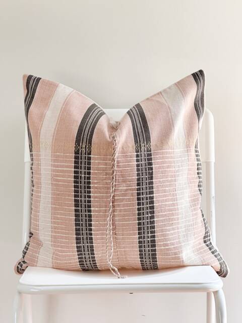Tribal Hand Woven Natural Dye Color Pillow Cover - image 1