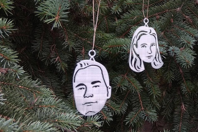 Personalized Family Portrait Ornament 3D Printed Christmas Keepsake - image 1