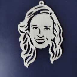 Personalized Family Portrait Ornament 3D Printed Christmas Keepsake - thumbnail 4