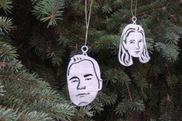 Personalized Family Portrait Ornament 3D Printed Christmas Keepsake