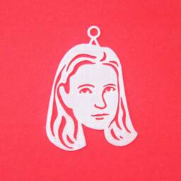 Personalized Family Portrait Ornament 3D Printed Christmas Keepsake - thumbnail 3