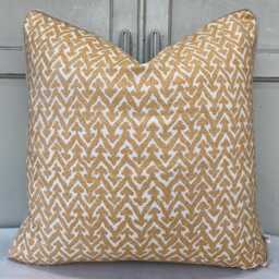 Cushions Made in Fermoie Rabanna Cotton Decorative Neutral Corn Yellow Cushion Pillow Throw Cover - thumbnail 2
