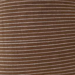 Chiangmai Cotton Pillow Cover Brown Striped Denim Back - thumbnail 3