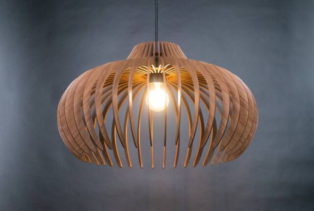 Wood Ceiling Lamp, Wooden Light, Wood Pendant Light, Chandelier Lighting, Geometric Lamp, Dining Light, Pendant Lights Wood, Modern Light - image 1