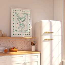 Capricorn Zodiac Aesthetic Wall Art, Trendy Print, Astrology Decor, Celestial Star Sign Poster, Spiritual Poster, Capricorn Gift For Her - thumbnail 3
