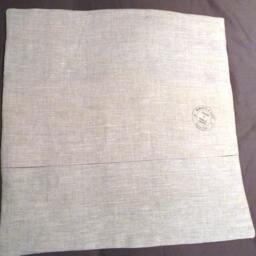 Vintage Child Portrait On A Linen Pillow Cover - thumbnail 4