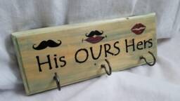 His & Hers Key Holder - thumbnail 1